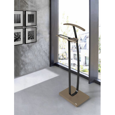Solid Wood Freestanding Valet Stand