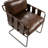 Strapling Leather Dining Chair-110585395