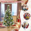 Arbre de Noël artificiel 2 pièces 3 pieds 3 pieds avec 98 branches