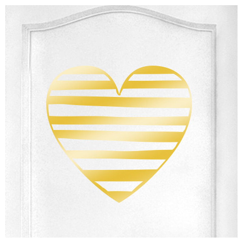 Wall Decal, Shiny Gold