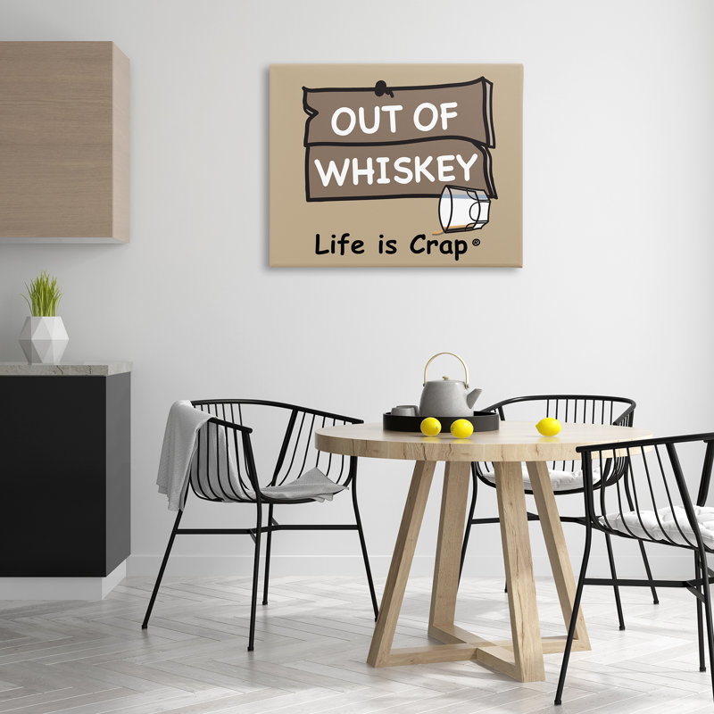 Art mural Out of Whiskey par LIC, H 30 po x l 40 po