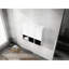 Armoire murale de salle de bain murale, blanche, 3 portes, chic 12 po, fermeture douce, blanc