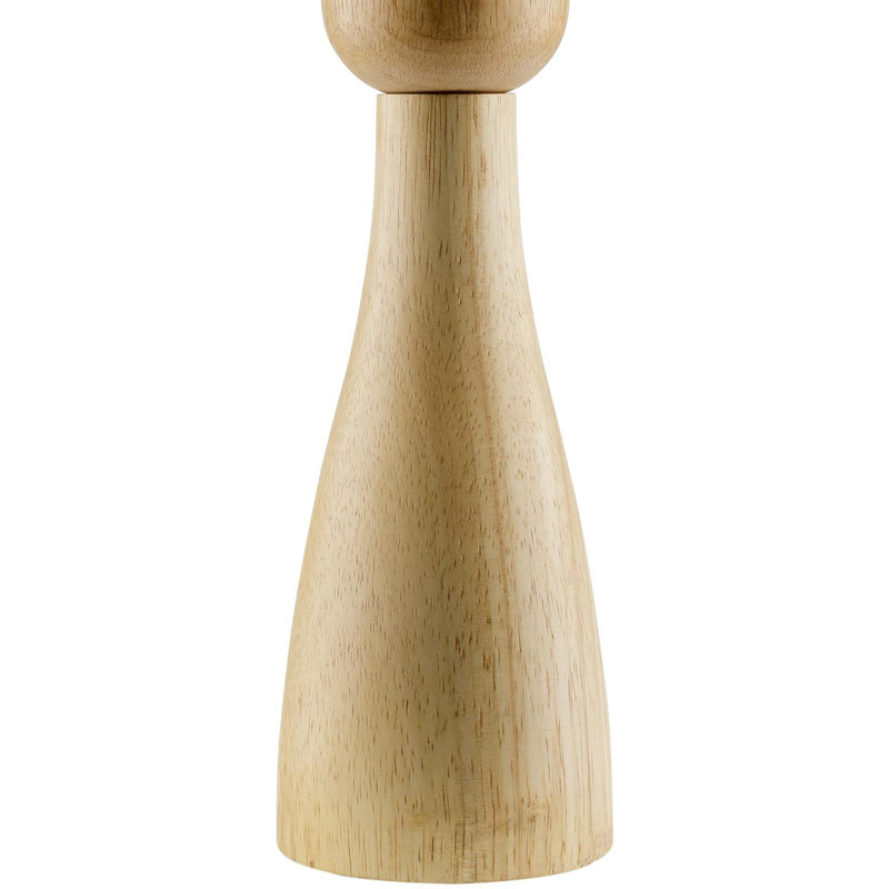 Solid Wood Table Lamp, Beige
