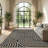 Washable Area Rug 5x7 Modern Striped Easy Jute Rug, Non-Shedding Low Pile Indoor Outdoor Carpet, Contemporary Floor Mats, Easy Cleaning Rug-676948602-676948600
