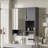 Modern Wall Mounted Bathroom Medicine Cabinet with Adjustable Shelves, High-Definition Mirror, and Towel Bar for Space-Saving Storage-1065113402