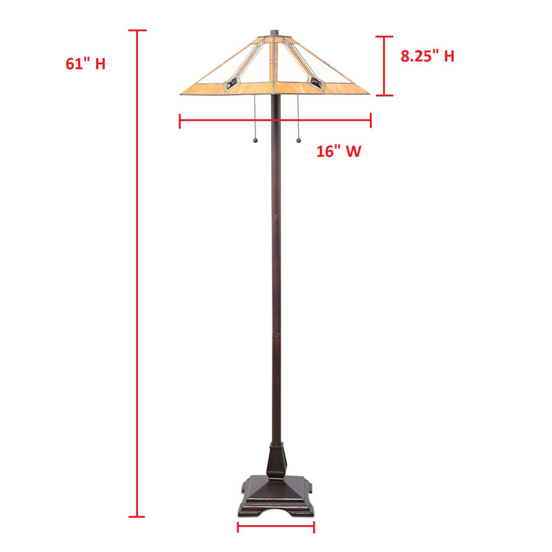 Ensemble de lampes de table et sur pied 2 pièces Metcalfe