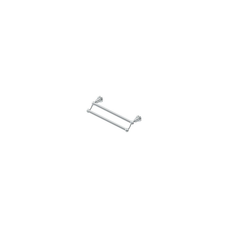 Deltana BBN2006/24-26 24" Center To Center Nobe Series Towel Bar Double Chrome