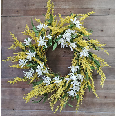 Couronne florale 22 po