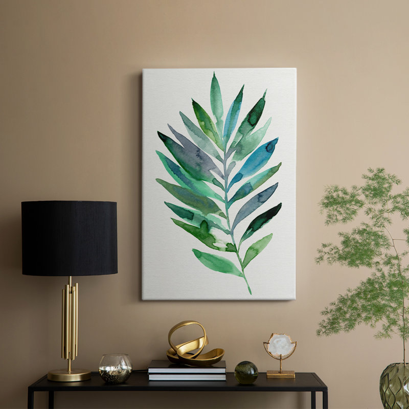 Palm Frond Flow III - galerie Cavas sur mesure, H 27 po x l 18 po