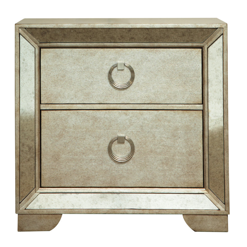 Halstead 2 Drawer Bedside Table