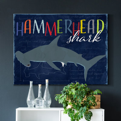 Requin marteau - impression sur toile tendue