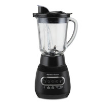  iCucina Countertop Blender, 700W, 48 oz Glass Jar, Professional  Glass Blender for Shakes and Smoothies, Frozen Fruits, Baby Foods, 12-Speed  for Mix, Ice Crushing, Easy Clean, Black, Licuadoras: Home & Kitchen