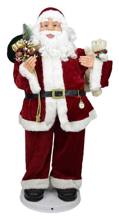 Figurine de père Noël dansant 4 pi