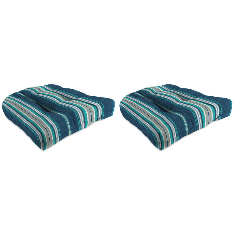 Outdoor Wicker Seat Cushion, Terrace Caribe