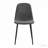 5-Piece Modern industrial Rectangular Wood Dining Set with Upholstered Chairs-2137543470-2137543468