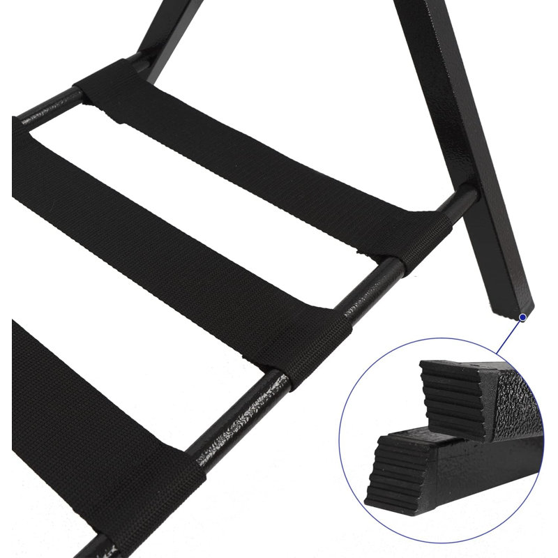 Folding Metal Luggage Rack - 2 Pack