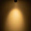 Mason 5-in Black dimmable LED Semi-Flush Mount-1986367883