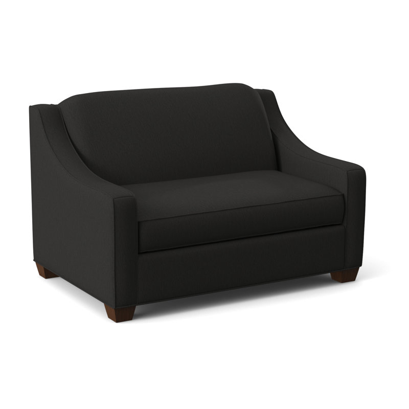 Phillips Upholstered Accent Chair, Montana Walnut, Cardigan Coal