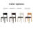 Keynote Wooden Dining Chairs Mid Century Upholstered Modern Kitchen Table Chairs for Room Furniture with Durable Premium Ergonomic Design (Keynote, First-grade beech wood)-2037726551-2037726510