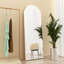 Flat Aluminum Alloy Framed Freestanding Full Length Mirror Wall Mirror-1303854394-1303854396