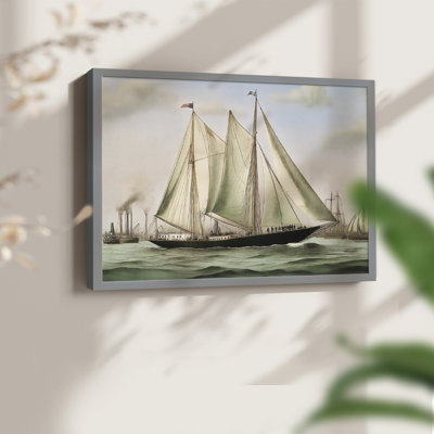 Nautical Series-CLXVI -Framed Print - Restickable