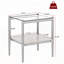 3-Piece Coffee Table and End Table Set with Grey Tempered Glass – Modern