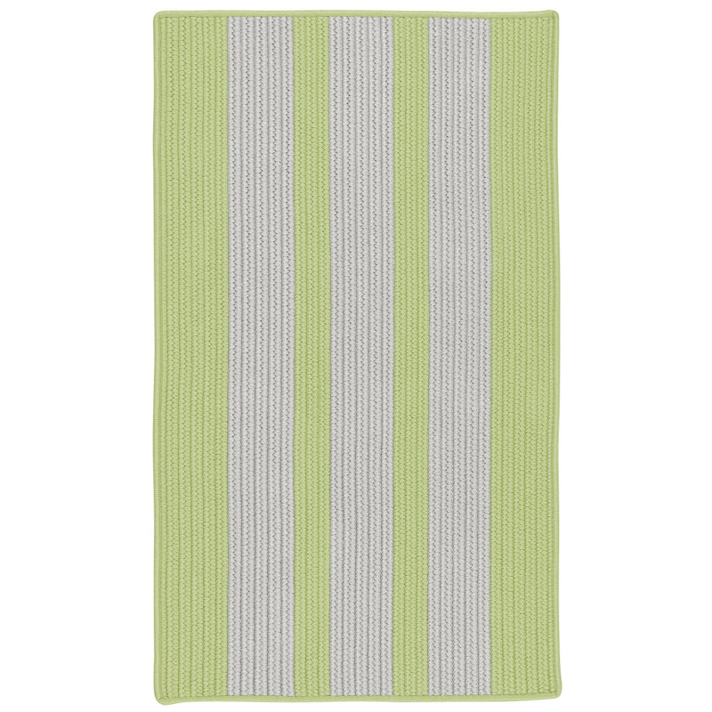 Tapis intérieur / extérieur Wes - vert, Rectangle 7 pi x 9 pi