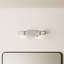 Eveline 2 Light Transparent Dimmable Vanity Light-863452987