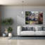 «A Canine Sanctuary» par Nicky Boehme, art mural sur toile, 54 po x 40 po