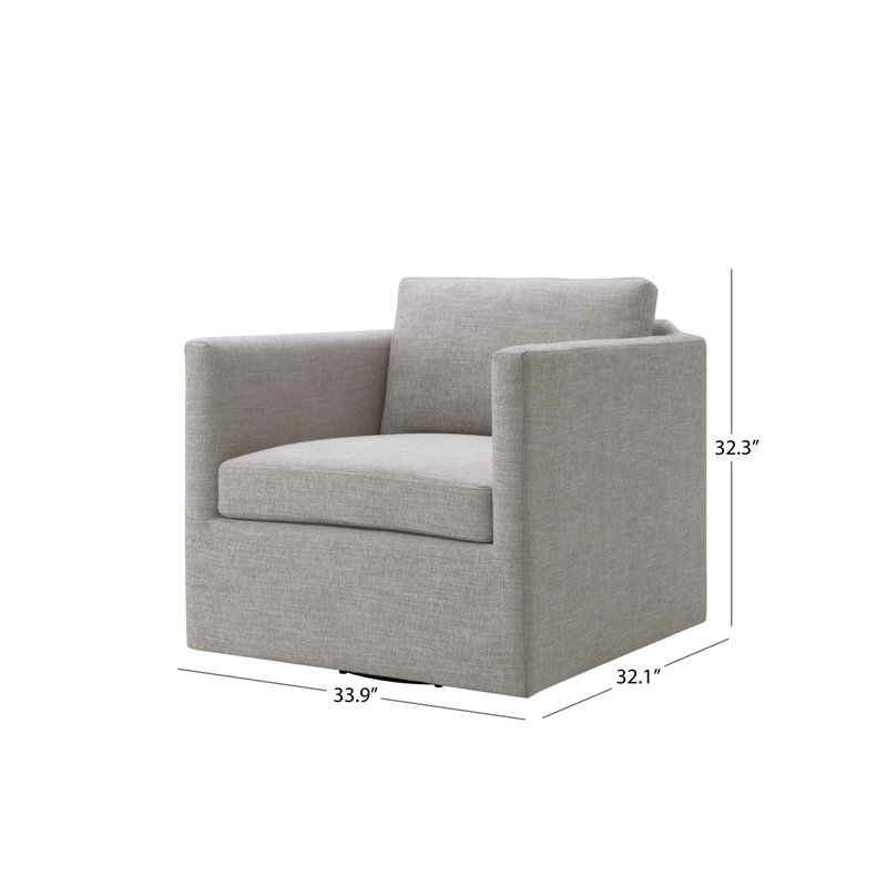 Chaise pivotante,, Gris clair