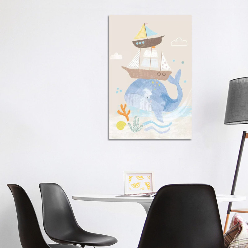 Everyday Under The Sea I by Lisa Barlow - Wrapped Canvas Print, 101.6 cm H x 66.04 cm W