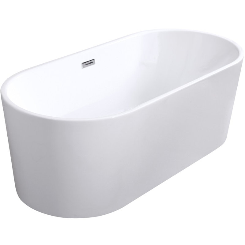 Vienna 66.9 " L x 31.5 " W Freestanding and Mounting / Installation Required Soaking Acrylic Bathtub