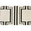 Geometric Area Rug in Black/Ivory-220804215
