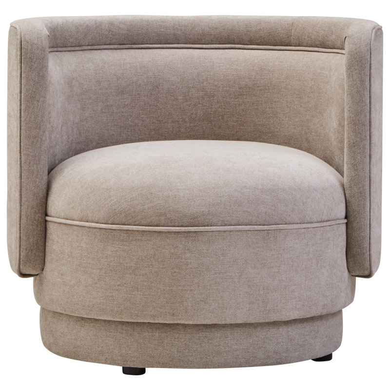 Drake Upholstered Accent Chair, Brown