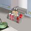 3-Tier Pull-Down Spice Rack For Upper Kitchen Cabinet