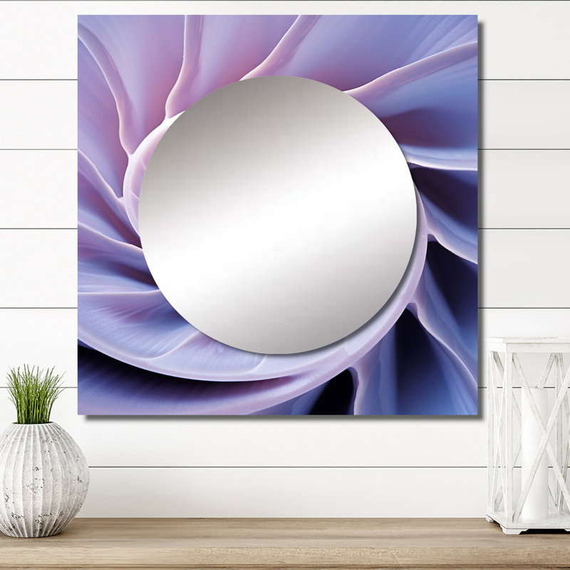 Miroir mural de salon Emaria - Nautilus, 29 po x 29 po