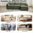 Redenius 4-Piece 112'' Upholstered L-Shape Sectional-1180205585