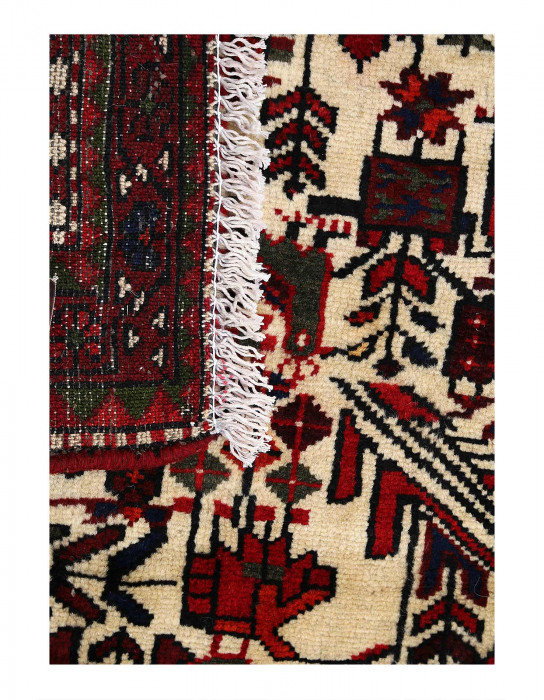 Persian Antique Hamadan rug 3'11"x 7'11"