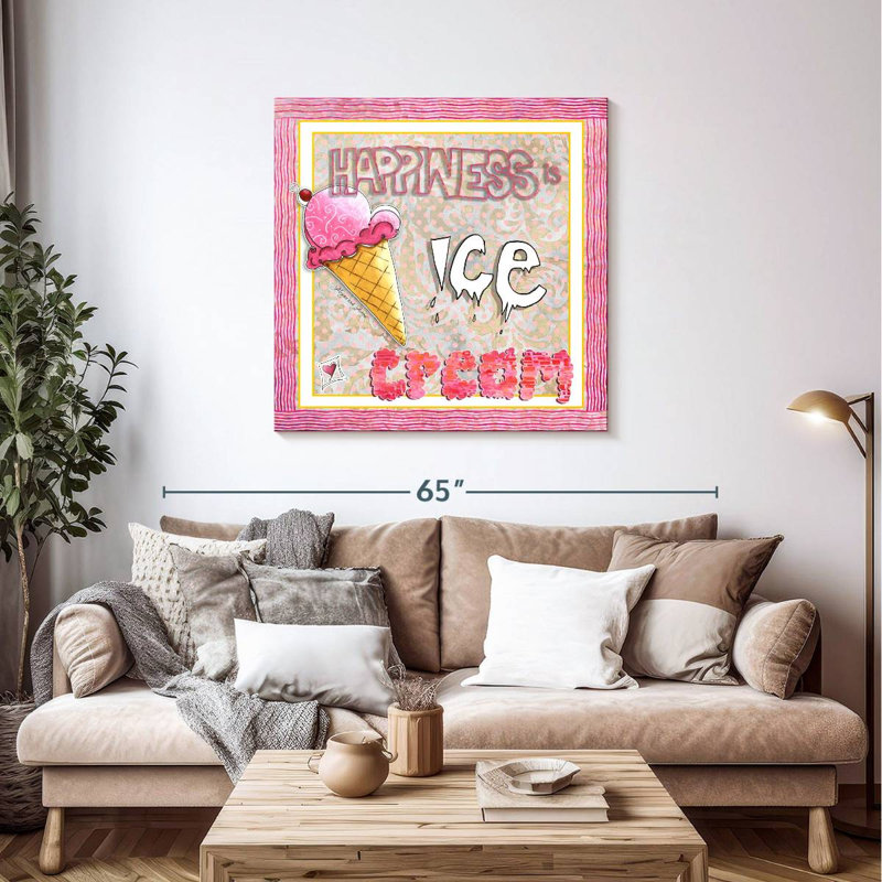 Yarlin My Happiness Is Ice Cream, H 39 po x l 39 po