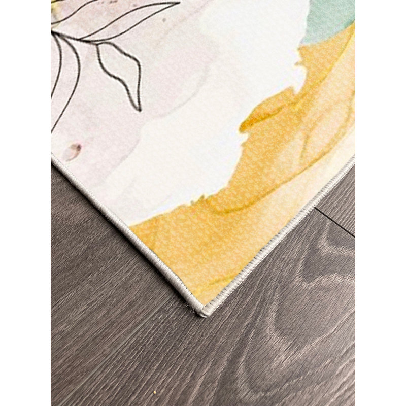 Tapis en coton Nathen, Carré 2 pi 7 po