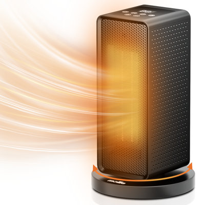 MoNiBloom 1200 Watt 5110 BTU Electric Compact Space Heater and with Digital Display