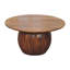 Table basse ronde cannelée