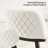 Mid-Century Upholstered Solid Wood Side Chair  Set of 2-1194623119