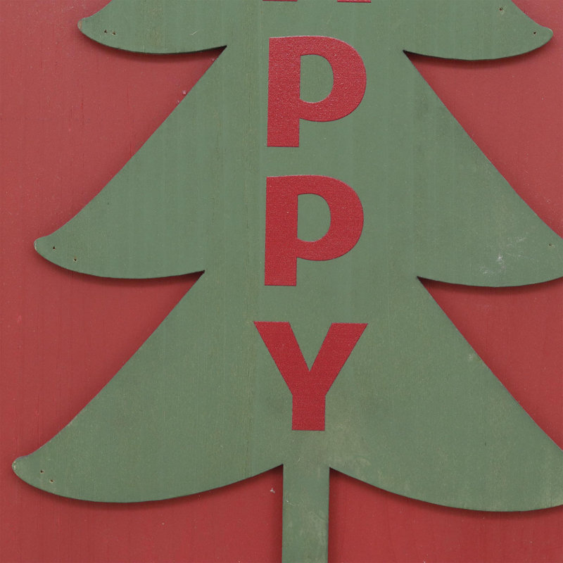 Panneau mural "Happy Holidays"