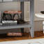 Buffet Buffet avec 2 portes et 2 tiroirs gris-2096503950