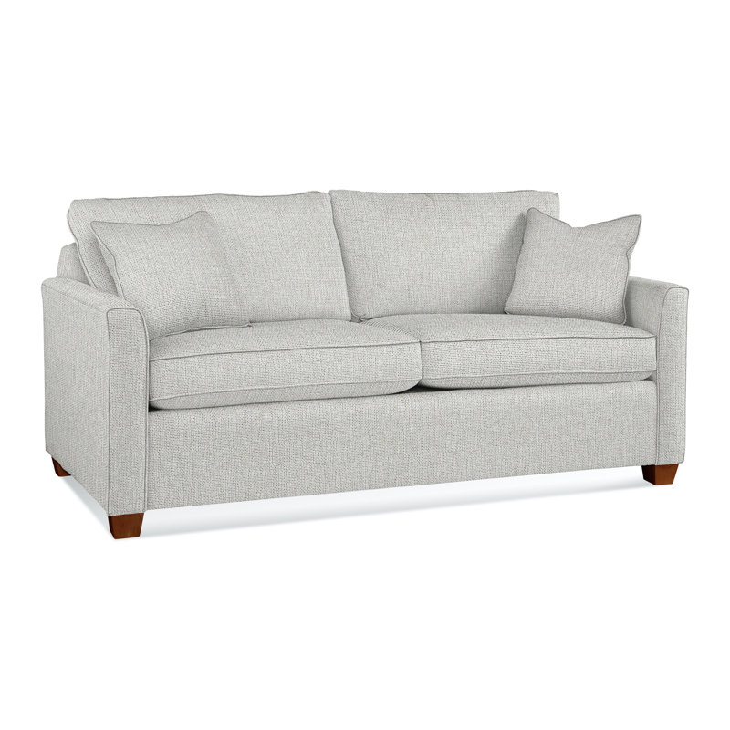 Charleston 77" Sleeper Sofa, Innerspring, Coffee, Elite Sand 100% Polyester