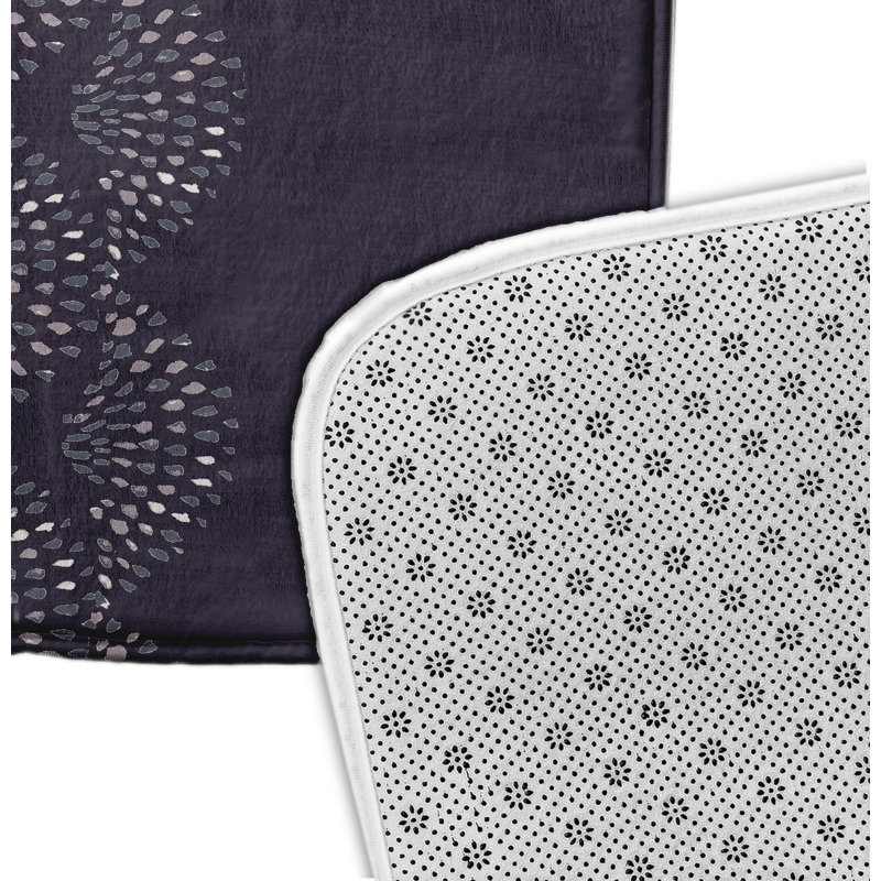 Tapis de bain Hawkinsville, l 24 po x L 17 po, Mauve
