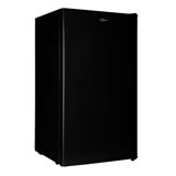 Koolatron Compact Fridge with Freezer, 3.2 Cu Ft, Black