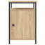 Gibby 40cm W Iron Bedside Table-1453505704