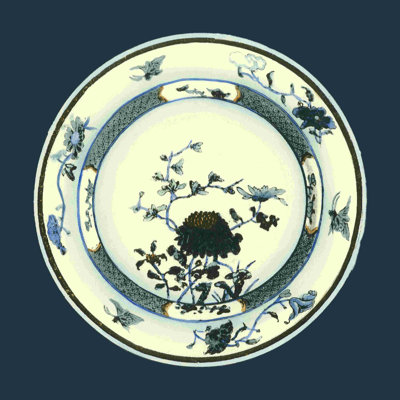 Assiette en porcelaine III
